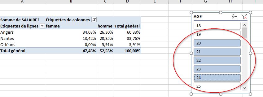 comment segmenter un tri croisé