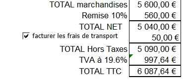 cse à cocher dans excel