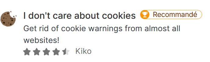 retirer les cookies